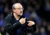 Everton manager Rafa Benitez instructs his players from the touchline