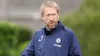 Chelsea manager Graham Potter takes a training session ahead of Premier League match with Crystal Palace