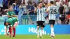 Lionel Messi celebrates victory over Mexico (Jonathan Brady/PA)