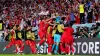 South Korea players celebrate their winner against Portugal (Adam Davy/PA).