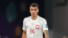 Jakub Kiwior featured for Poland in the 2022 World Cup (Nick Potts/PA)