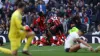 Dango Ouattara celebrates after scoring a late winner for Bournemouth at Tottenham (Ian Walton/AP/PA)