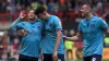 Manuel Benson (left) netted Burnley’s opener at Bristol City (Bradley Collyer/PA)