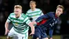 Harry Paton, right, in action for Ross County