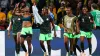 Asisat Oshoala, left, came off the bench to score as Nigeria beat Australia 3-2 (Tertius Pickard/AP)