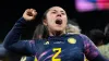 Manuela Vargas struck in stoppage time as Germany suffered a rare group stage defeat the Women’s World Cup (Rick Rycroft/AP)