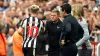 Newcastle boss Eddie Howe (centre) is relishing the tough selections decisions he will have to make this season (Owen Humphr