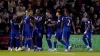 Tomas Soucek celebrates scoring West Ham’s winner at Lincoln (Tim Goode/PA)