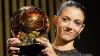 World Cup-winning Spain midfielder Aitana Bonmati has won the women’s Ballon d’Or (Michel Euler/AP)