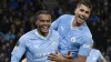 Manuel Akanji, left, celebrates his goal against Young Boys (Anthony Anex/AP)