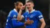 Vitaliy Mykolenko celebrates scoring for Everton (Peter Byrne/PA)