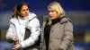 Chelsea assistant manager Denise Reddy (left) could take over from the departing Emma Hayes (right) (Mike Egerton/PA)