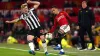 Lewis Hall helped Newcastle to victory at Manchester United (Martin Rickett/PA)