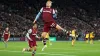 Jarrod Bowen celebrates scoring his 10th goal of the season for West Ham in their 3-0 win over Wolves (Steven Paston/PA)