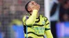 Gabriel Jesus celebrates scoring Arsenal’s opener at the City Ground (Mike Egerton/PA)