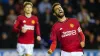 Bruno Fernandes celebrates scoring his side’s second goal (Nick Potts/PA)