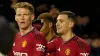 Diogo Dalot (right) put United ahead in the first half (Martin Rickett/PA)