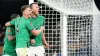 Dan Burn celebrates scoring Newcastle’s second goal (Zac Goodwin/PA)