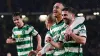 Greg Taylor, right, was on target for Celtic (Jane Barlow/PA)