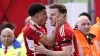 Nottingham Forest’s Chris Wood celebrates scoring against Crystal Palace (Mike Egerton/PA)