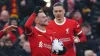 Liverpool’s Alexis Mac Allister celebrates after scoring (Peter Byrne/PA)