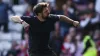 Russell Martin celebrates at full-time (Steven Paston/PA)