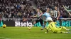 Oscar Bobb’s goal at Newcastle was a significant moment in Manchester City’s campaign (Owen Humphreys/PA)