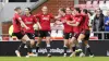 Manchester United’s player celebrate after taking the lead against Chelsea in last month’s FA Cup semi-final (Nick Potts/PA)