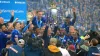 Leicester’s players and manager Claudio Ranieri celebrate the Premier League title in 2016 (Nick Potts/PA)