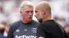 David Moyes (left) stands between Pep Guardiola (right) and another title (George Tewkesbury/PA)