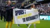 Tottenham goalkeeper Barbora Votikova (left) and Ramona Petzelberger celebrate after the club reached the Women’s FA Cup fin