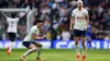 Ashleigh Neville, left, celebrates with Bethany England after Tottenham beat Leicester to progress into a maiden Women’s FA 