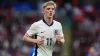 England’s Anthony Gordon during the friendly defeat by Iceland (Mike Egerton/PA)