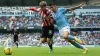 Brentford’s Mads Roerslev and Manchester City’s Joao Cancelo (right) (PA)