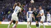 Scotland’s Lawrence Shankland, second left, scores their second goal against Finland (Owen Humphreys/PA)