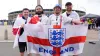 England fans outside the Olympiastadion in Berlin (Adam Davy/PA)