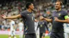 Trent Alexander-Arnold, left, with England captain Harry Kane (Mike Egerton/PA)