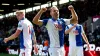 Blackburn’s Andreas Weimann celebrates after scoring (PA)