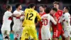 Tempers boiled over during the Euro 2024 qualifier between Wales and Turkey in Cardiff last November (Joe Giddens/PA)