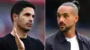 Theo Walcott (right) believes Mikel Arteta has changed the Arsenal players’ mindset (Bradley Collyer/Mike Egerton/PA)