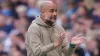 Manchester City manager Pep Guardiola gestures on the touchline against Ipswich (Peter Byrne/PA)