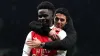 Mikel Arteta (right) admits Bukayo Saka (left) is unlikely to be fit to face Liverpool (Nick Potts/PA)