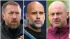 Graham Potter, Pep Guardiola and Lee Carsley are among those being linked with the England job ( Mike Egerton/Martin Rickett