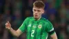 Conor Bradley was given the Northern Ireland captain’s armband (Liam McBurney/PA)