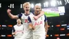 Tottenham forward Richarlison (right) celebrates scoring in the 1-0 win over AZ Alkmaar (John Walton/PA)