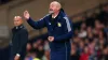 Steve Clarke cajoles his team against Portugal (Jane Barlow/PA)