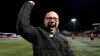 Andy Peaks celebrates Tamworth’s win over Huddersfield (Bradley Collyer/PA)