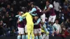 CJ Egan-Riley celebrates scoring Burnley’s second goal (Gary Oakley/PA)