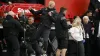 Chris Wilder celebrates at the final whistle (Nigel French/PA)