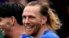 Chesterfield�s Jamie Grimes (right) celebrates scoring their side’s third goal of the game during the Vanarama National Leag